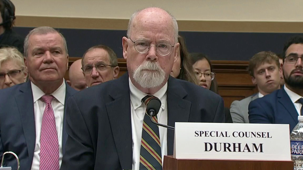 WATCH LIVE: John Durham testifies at House Judiciary Committee after finding flaws in Trump-Russia investigation
