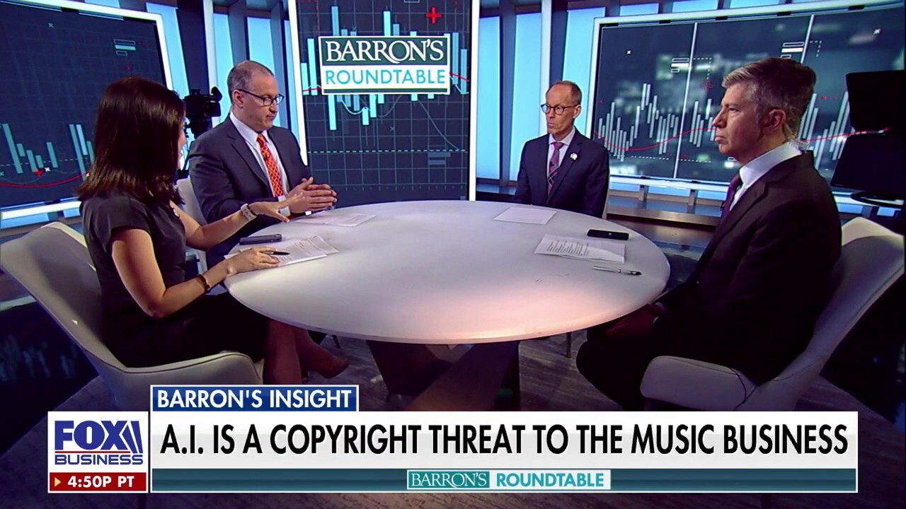 Barron's deputy editor Ben Levisohn, reporter Carleton English and associate editor Jack Hough discuss the impact of artificial intelligence on the music industry on "Barron's Roundtable."